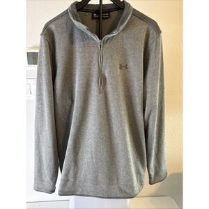 Under Armour Performance Men's 1/4 Zip Pullover Gray Size XXL